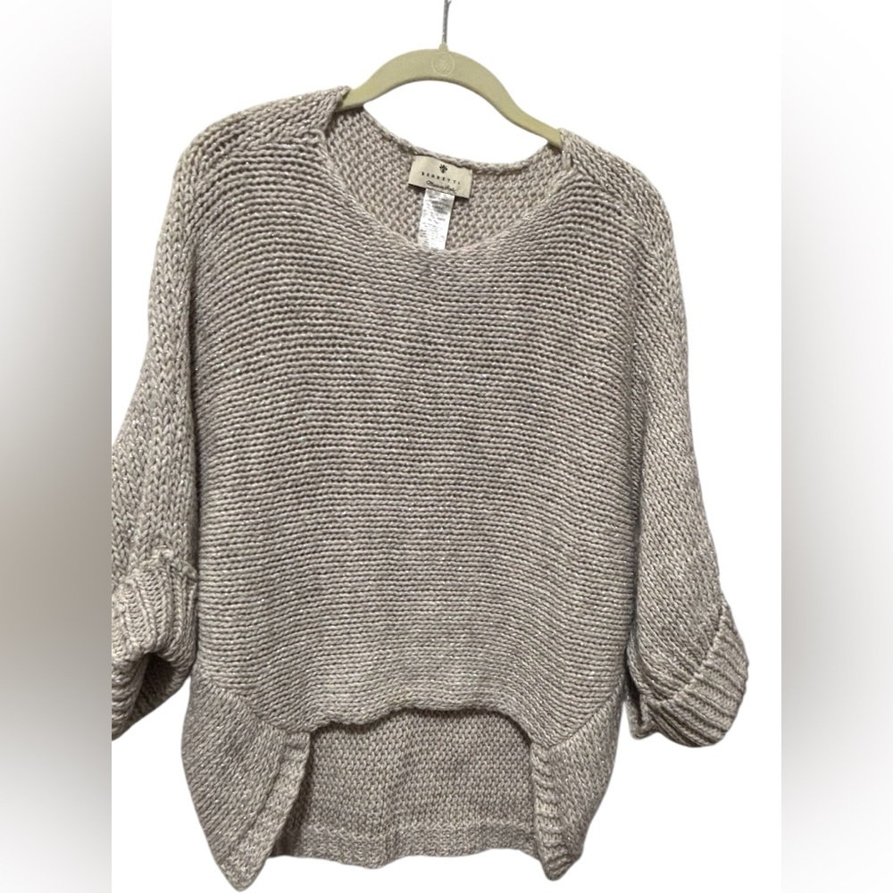 Berretti Metallic Knit Dolman Sleeve Sweater – Made in Italy - Picture 5 of 6